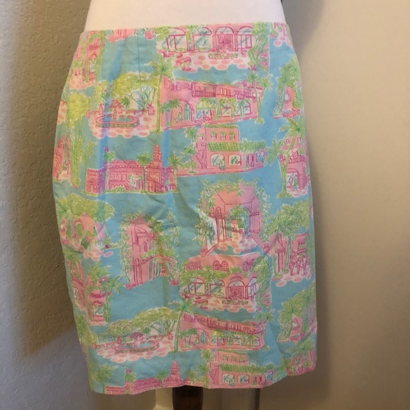 Lilly Pulitzer Palm Beach Toile Skirt - Picture 4 of 4